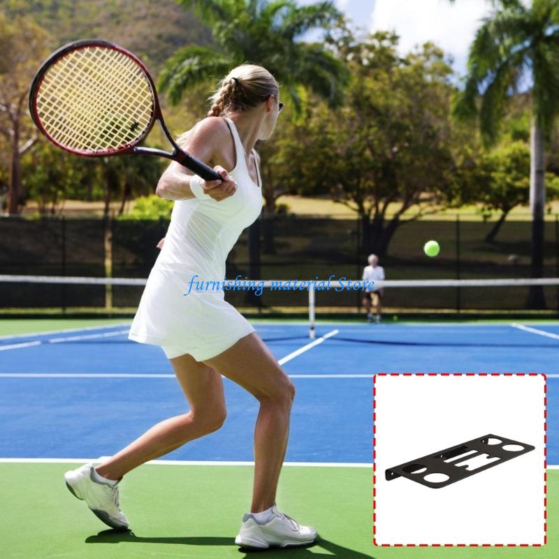 Sports Equipment For Tennis - Prateleira parede para raquetes tênis ferro