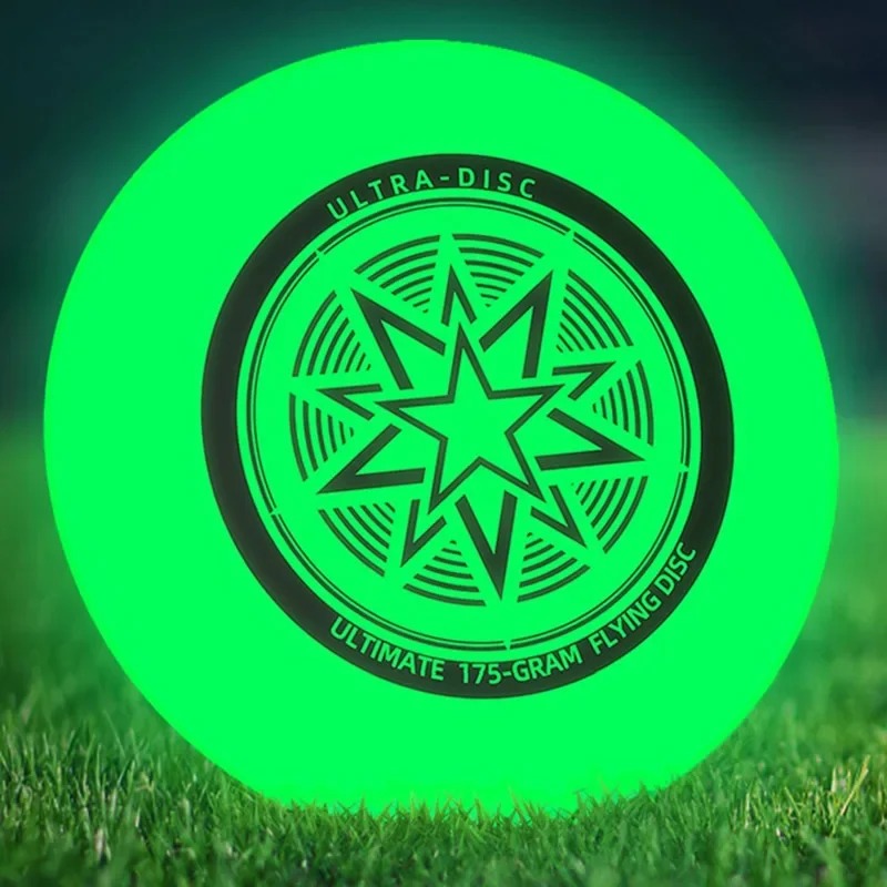 Frisbee Ultimate Disc - Discos Voadores Fluorescentes Noturnos 270mm 175G