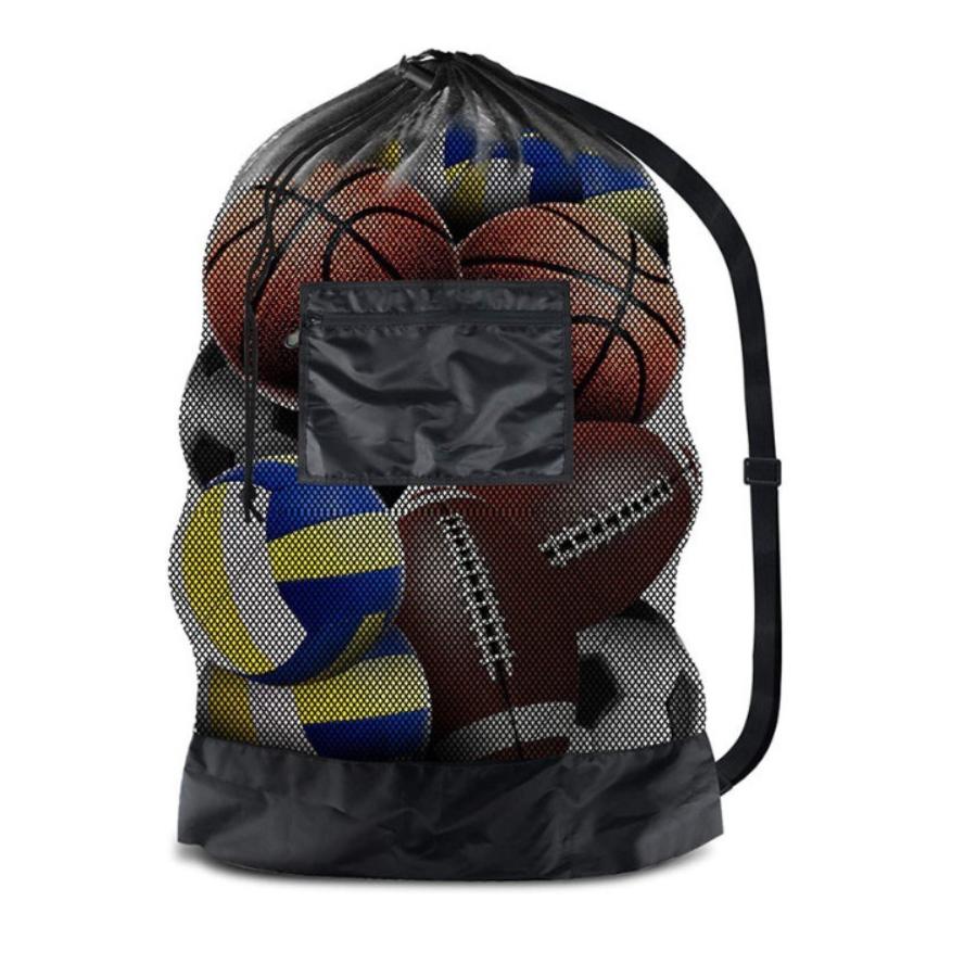 Sports Equipment Volleyball - Bolsa esportiva grande de malha com