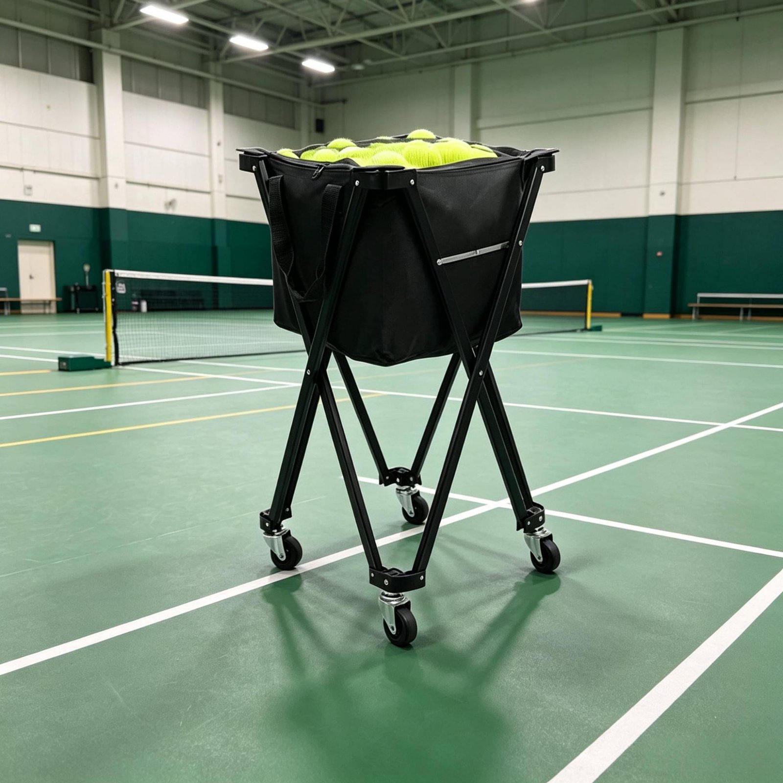 Sports Equipment For Tennis - Carrinho de Pickleball com Rodas, Transportador