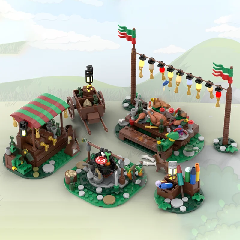 Horseshoe Game Set - MOC Block Toy 500pcs kit de