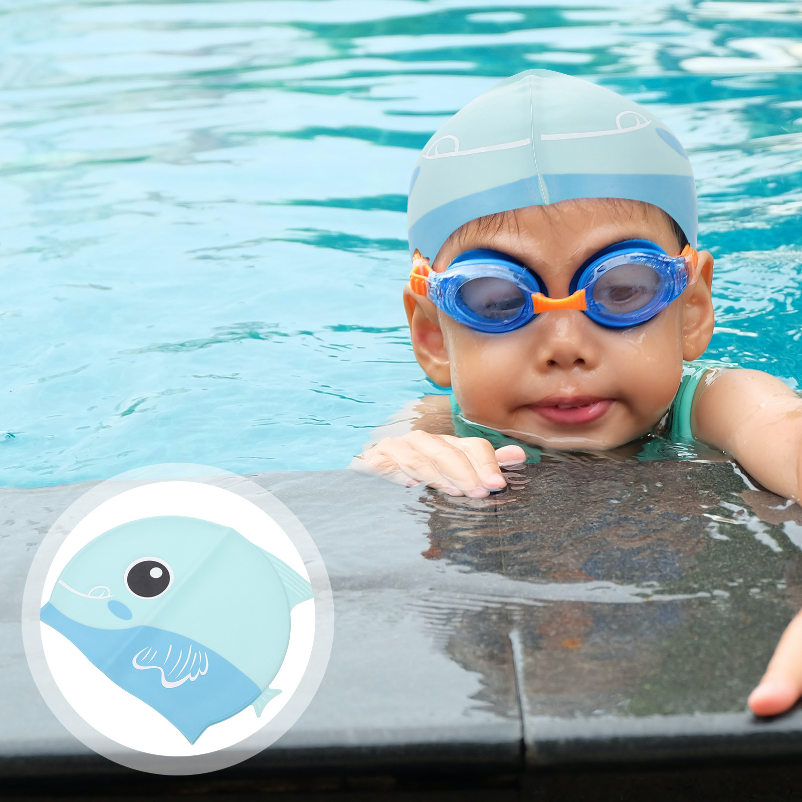 Swim Cap Silicone - Touca de natação de silicone para