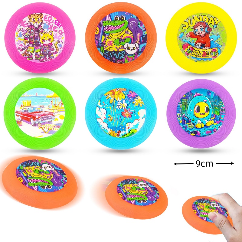 Frisbee Ultimate Disc - 5 pçs 9cm portátil disco voador