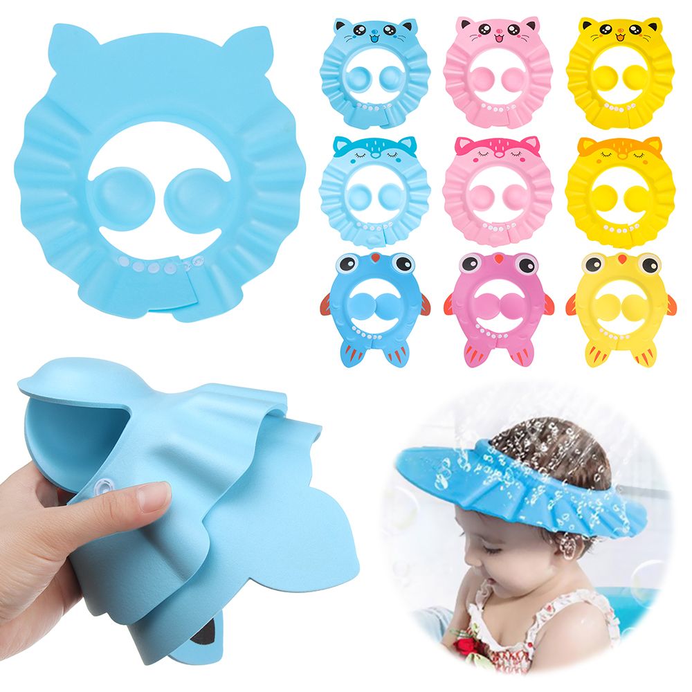 Swim Cap Silicone - Impermeável ajustável olho proteção banho viseira,