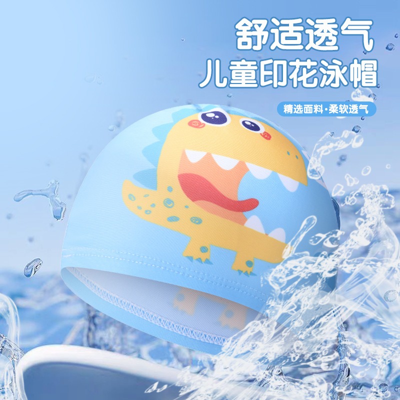Bonito dinossauro impressão cr - Swim Cap Silicone avaliação e preço