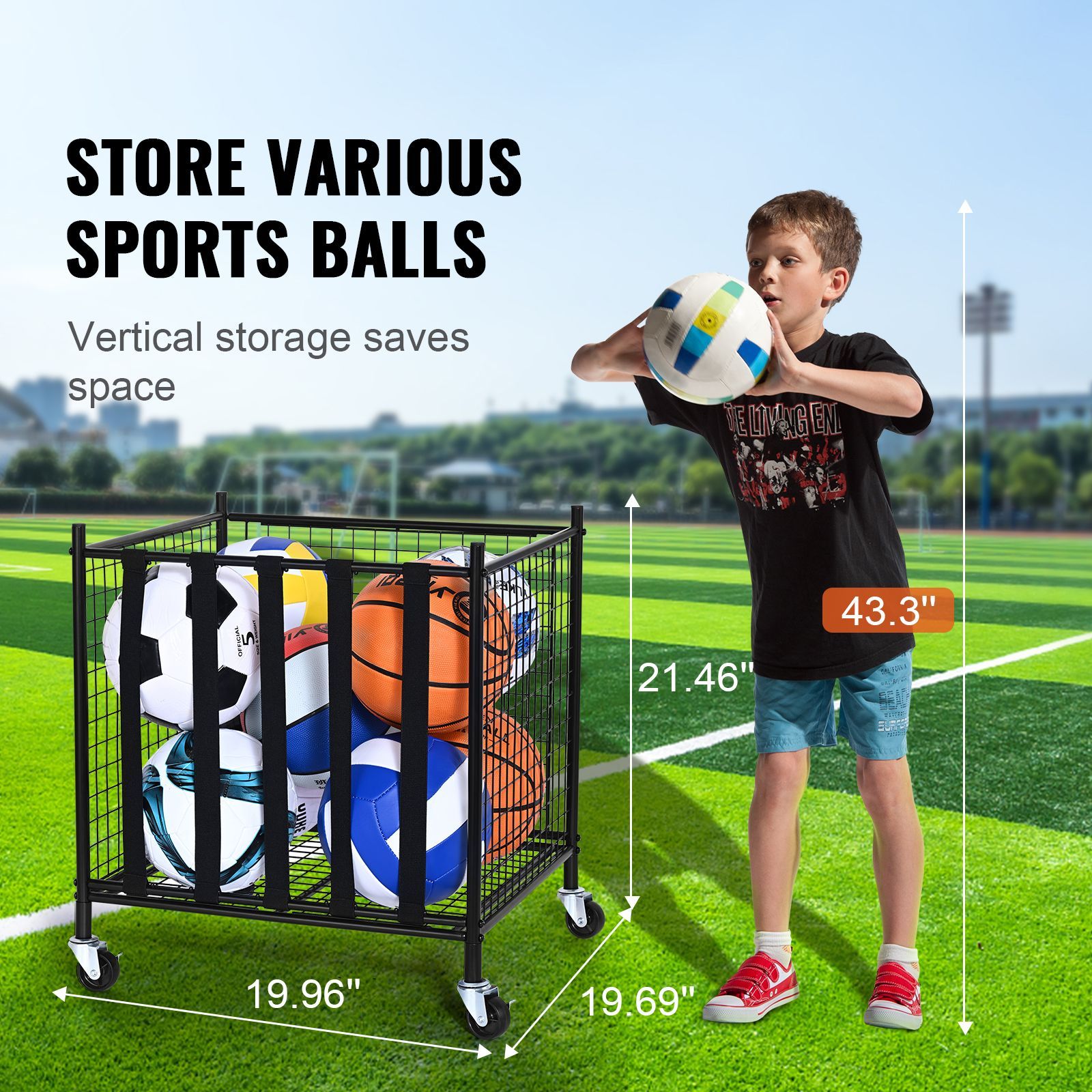 Carrinho de Armazenamento de B - Sports Equipment For Schools avaliação e preço