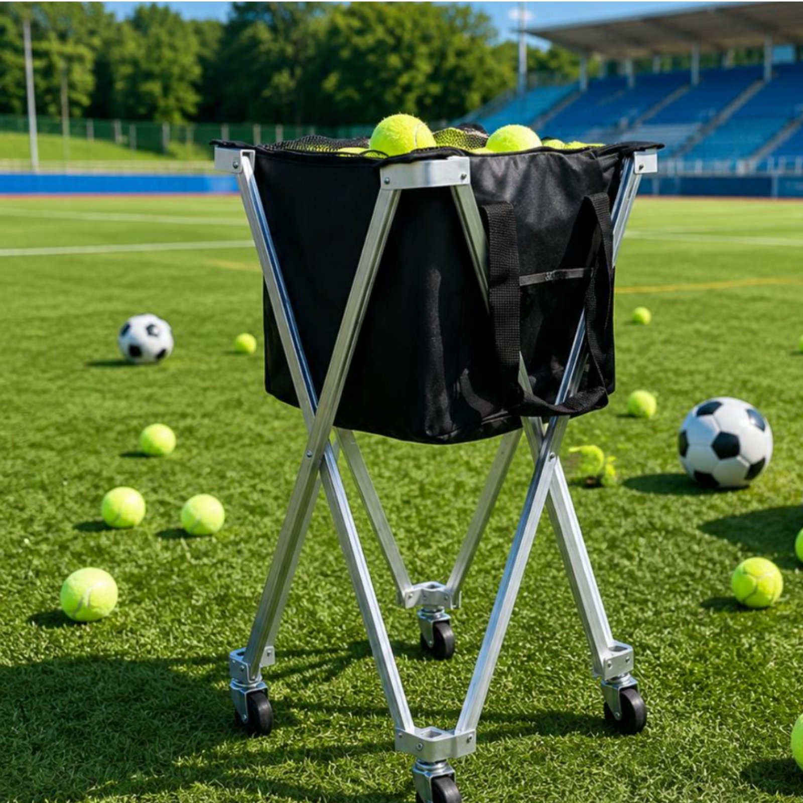 Carrinho de Pickleball com Rod - Sports Equipment For Tennis avaliação e preço