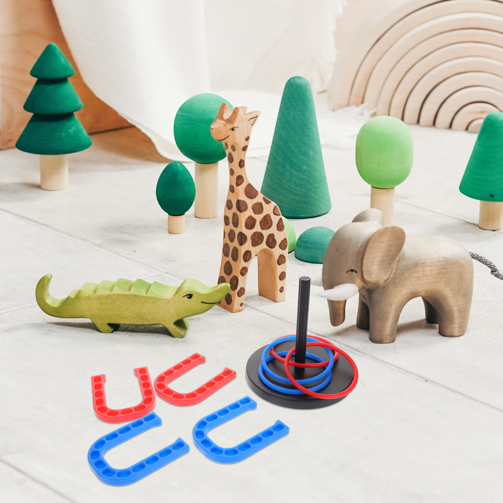 Conjunto de Ferraduras e Argol - Horseshoe Game Set avaliação e preço