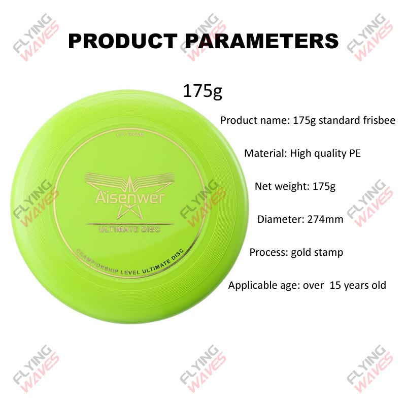 Profissional 175g disco voador - Frisbee Ultimate Disc avaliação e preço