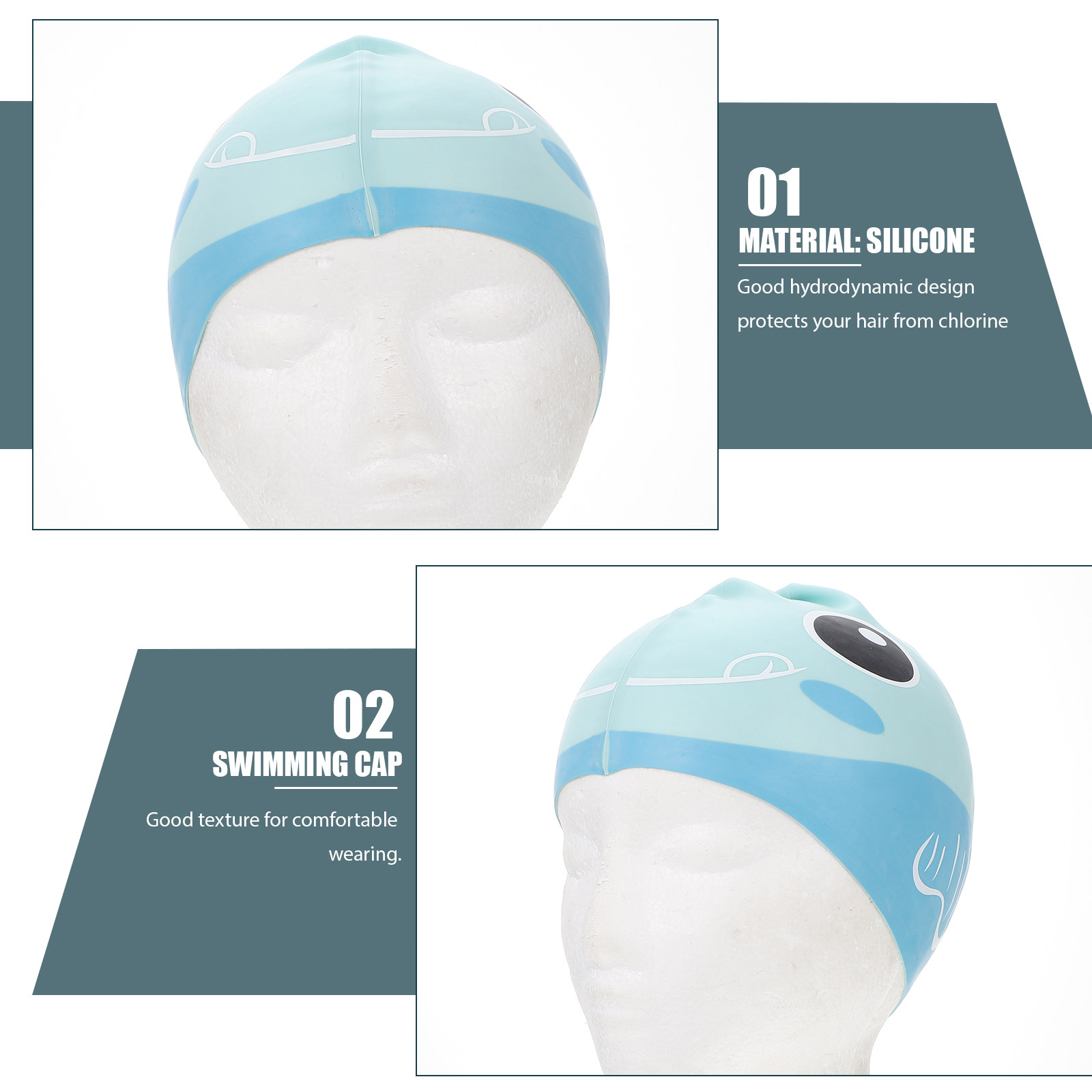 Touca de natação de silicone p - Swim Cap Silicone avaliação e preço
