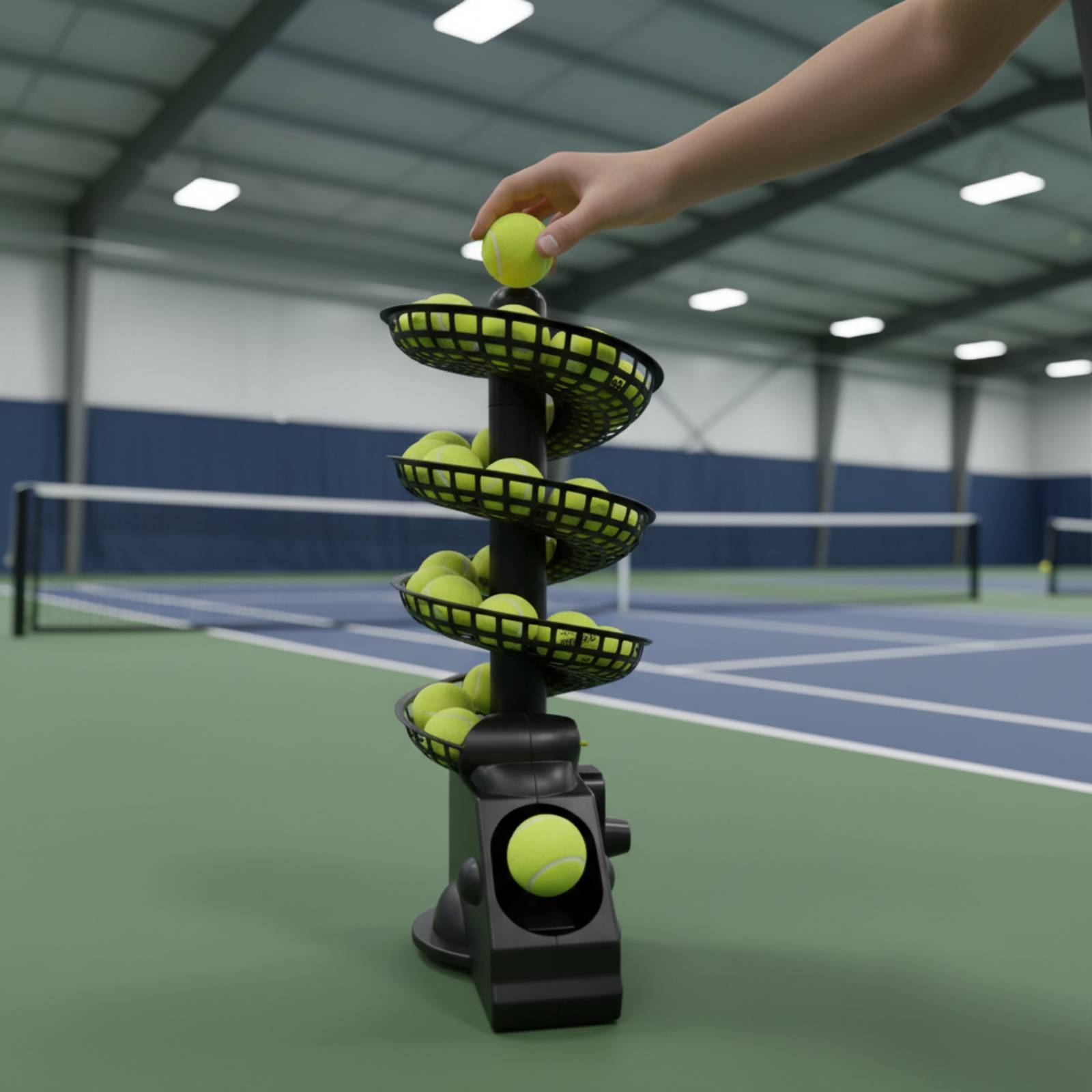 Máquina Portátil de Lançamento - Sports Equipment For Tennis avaliação e preço